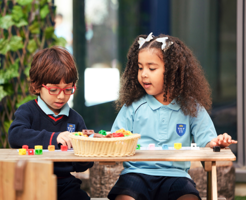 Two Primary Students WSQ